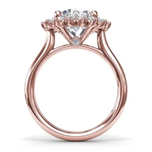 Sale Fana Floral Diamond Engagement Ring