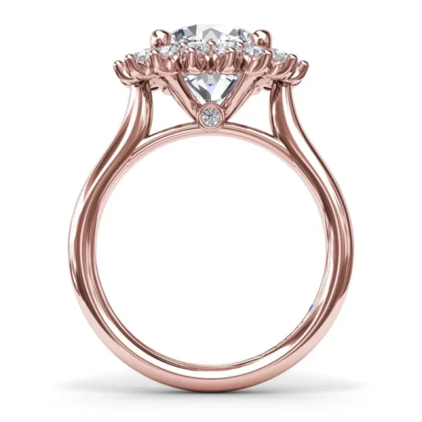 Sale Fana Floral Diamond Engagement Ring