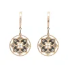Best Kelley Collection Flower Medallion Dangle Earrings