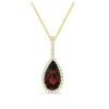 Hot Kelley Collection Garnet & Diamond Pendant