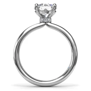 Online Fana Hidden Halo Engagement Ring