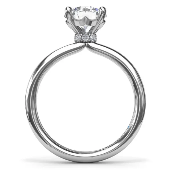 Online Fana Hidden Halo Engagement Ring
