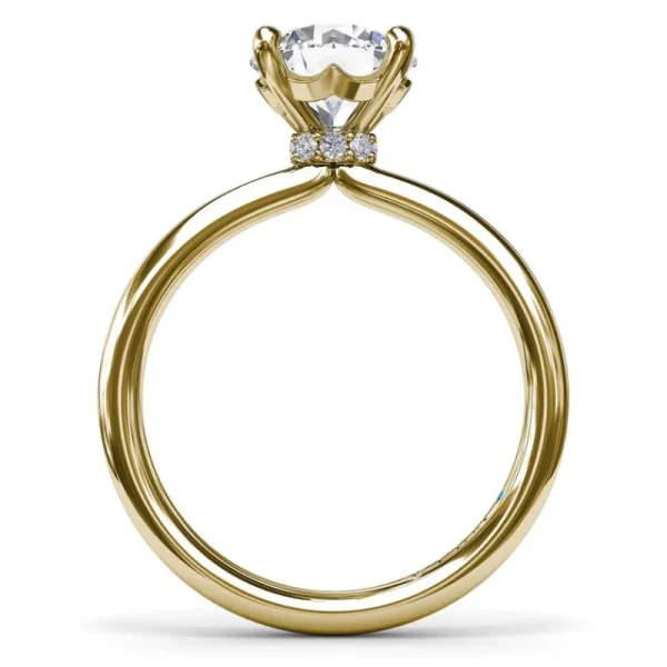 Online Fana Hidden Halo Engagement Ring