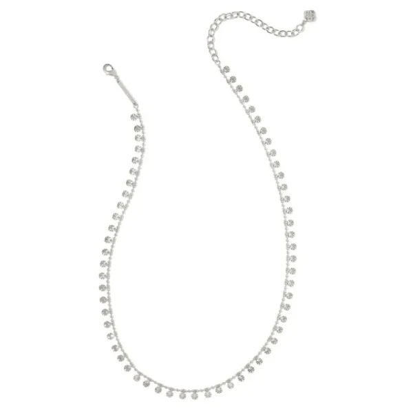 Outlet Kendra Scott Ivy Chain Necklace in Silver