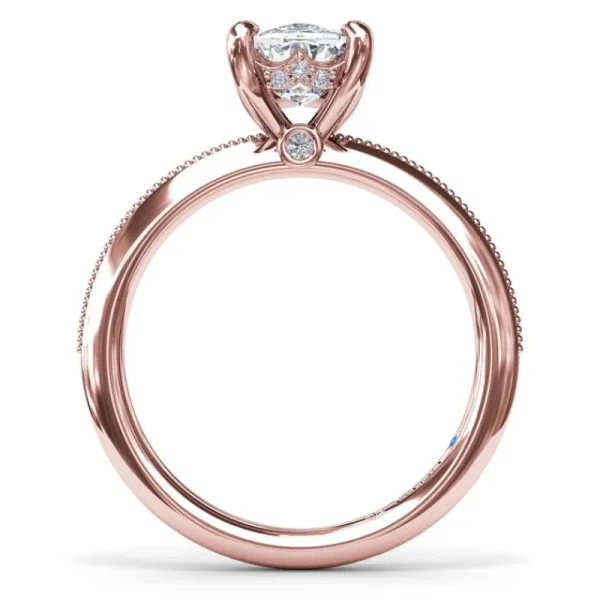 Hot Fana Knife-Edge Diamond Engagement Ring