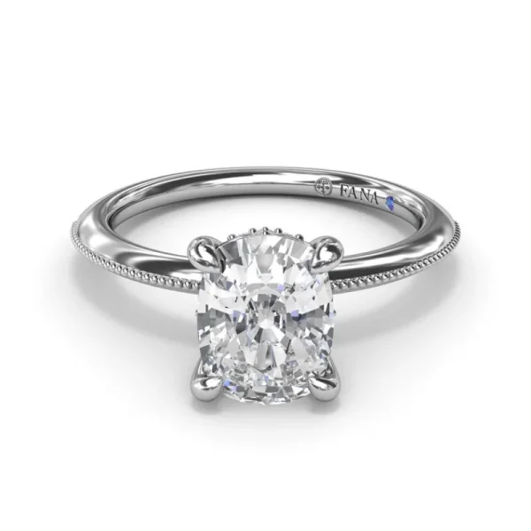 Hot Fana Knife-Edge Diamond Engagement Ring
