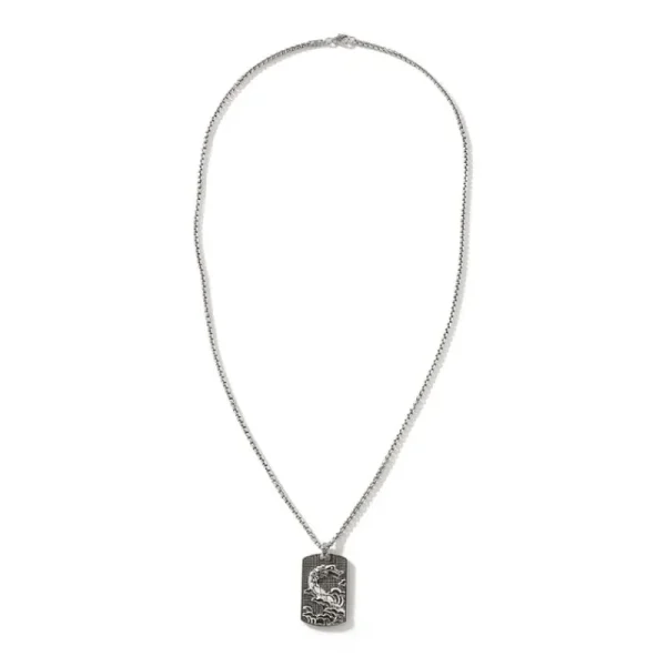 Fashion John Hardy Legends Naga Dog Tag Pendant Necklace