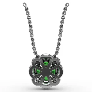 Discount Fana Love in Bloom Emerald and Diamond Pendant