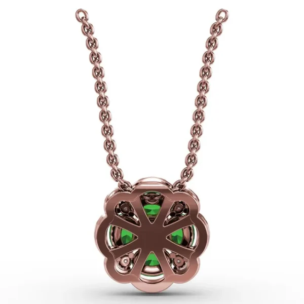 Discount Fana Love in Bloom Emerald and Diamond Pendant
