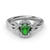 Discount Fana Love Knot Emerald Ring