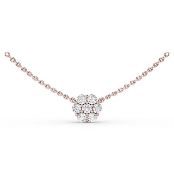 Outlet Fana Magnolia Diamond Necklace