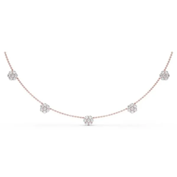 Fashion Fana Magnolia Diamond Necklace