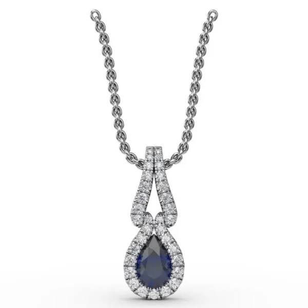 Sale Fana Make A Statement Sapphire and Diamond Pendant