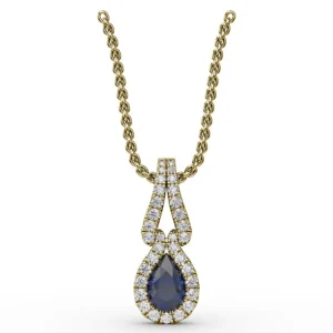 Sale Fana Make A Statement Sapphire and Diamond Pendant
