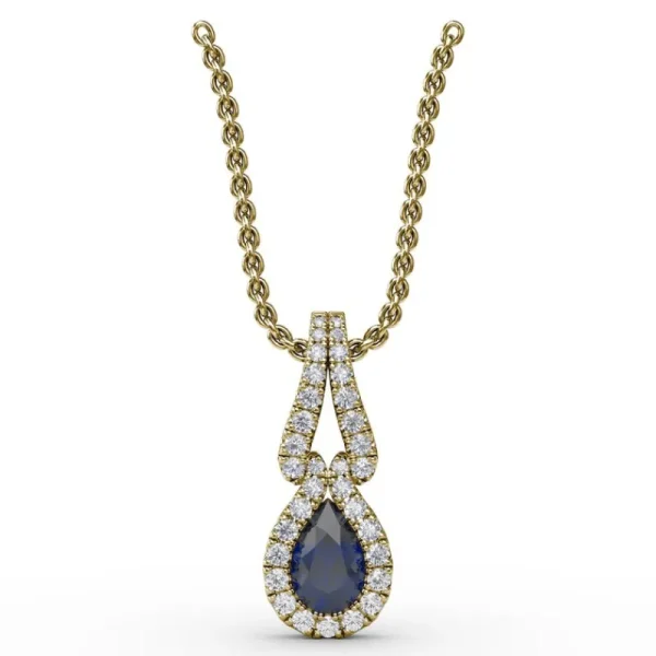 Sale Fana Make A Statement Sapphire and Diamond Pendant