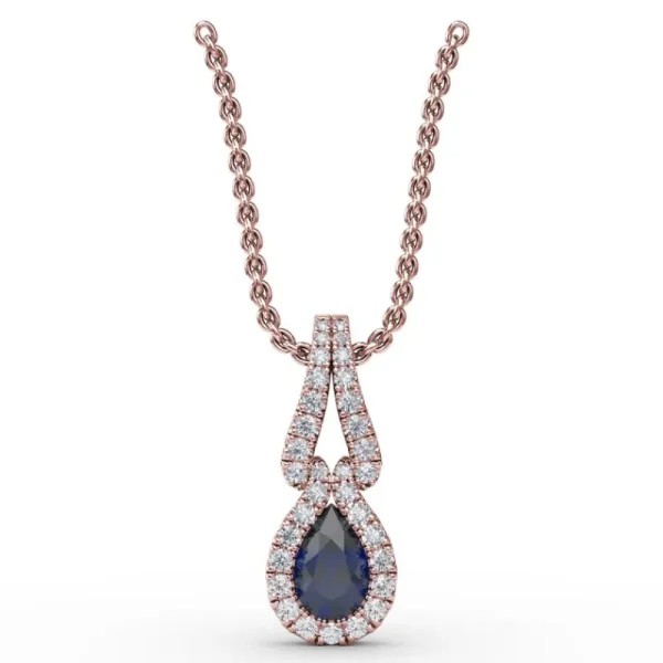 Sale Fana Make A Statement Sapphire and Diamond Pendant