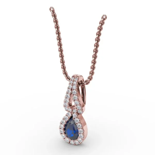 Sale Fana Make A Statement Sapphire and Diamond Pendant
