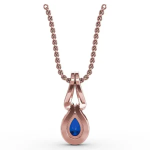 Sale Fana Make A Statement Sapphire and Diamond Pendant