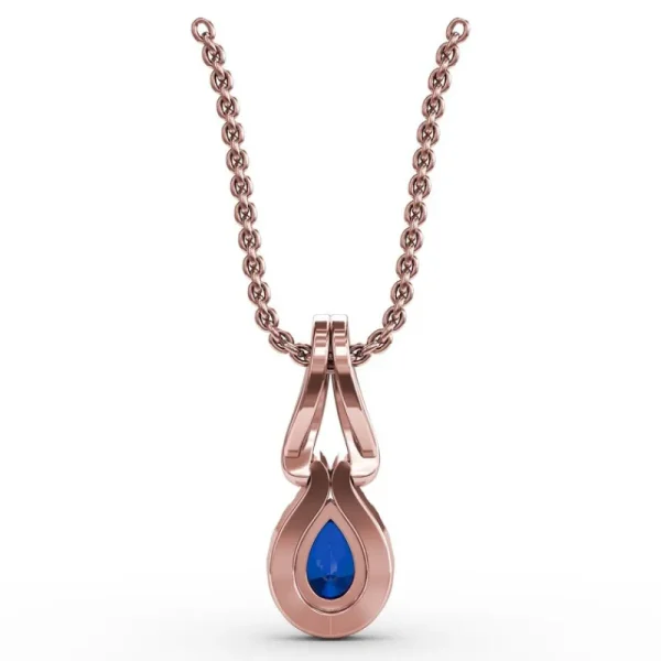 Sale Fana Make A Statement Sapphire and Diamond Pendant