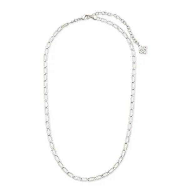Clearance Kendra Scott Merrick Chain Necklace in Silver