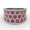 Best Fana Motif Ruby and Diamond Ring