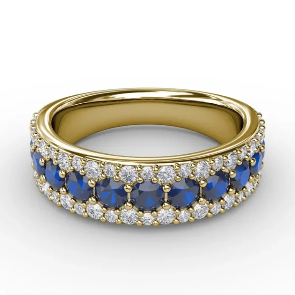 Best Fana No One Like You Sapphire and Diamond Ring