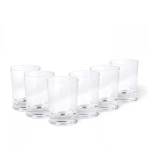 Discount Casafina Living 12 oz Tumbler Terraza Clear Glass (Set Of 6)
