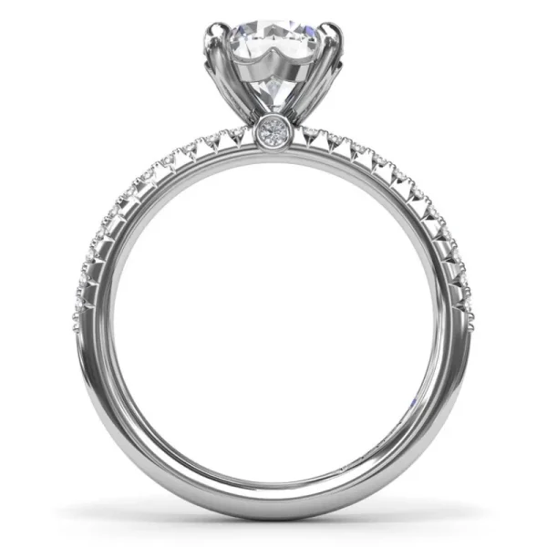 Clearance Fana Pavé Diamond Engagement Ring