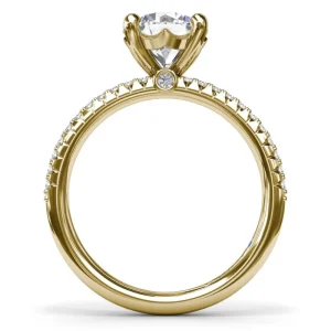 Clearance Fana Pavé Diamond Engagement Ring