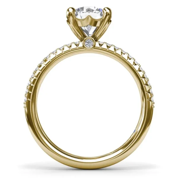 Clearance Fana Pavé Diamond Engagement Ring