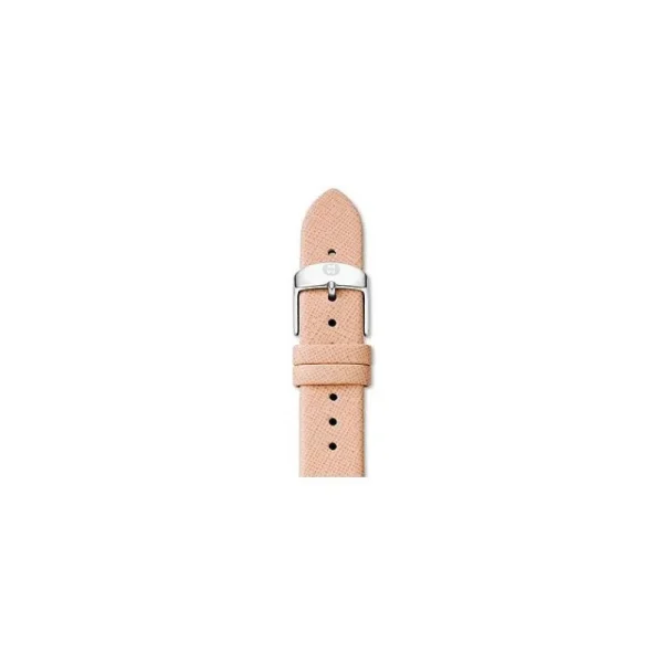 Hot MICHELE WATCH Peach Thin Saffiano Strap