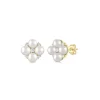 Fashion Kelley Collection Pearl & Diamond Earrings
