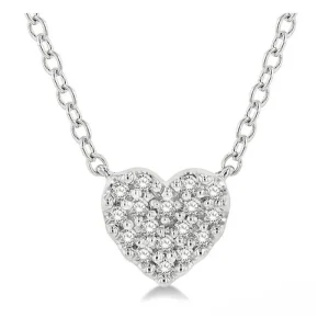 Fashion Kelley Collection Petite Diamond Heart Pendant