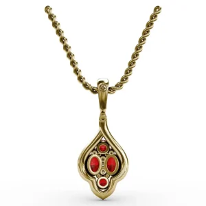 Discount Fana Precious Ruby and Diamond Pendant