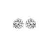 Hot Kelley Collection 3-Prong Martini Diamond Stud Earrings