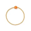 Fashion Kendra Scott Pumpkin Gold Stretch Bracelet in Orange Mother-of-Pearl