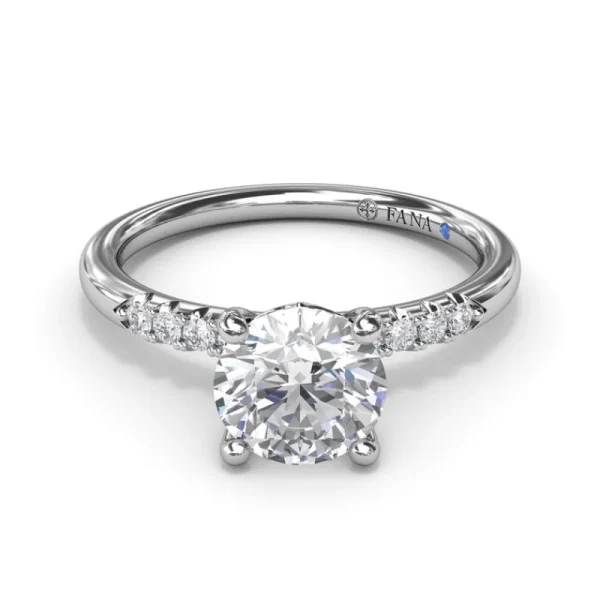 Clearance Fana Quarter Band Diamond Engagement Ring