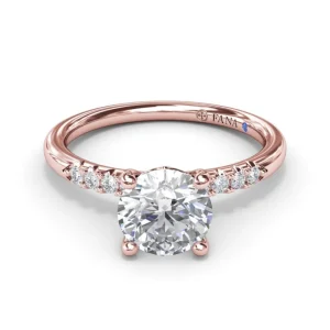 Clearance Fana Quarter Band Diamond Engagement Ring