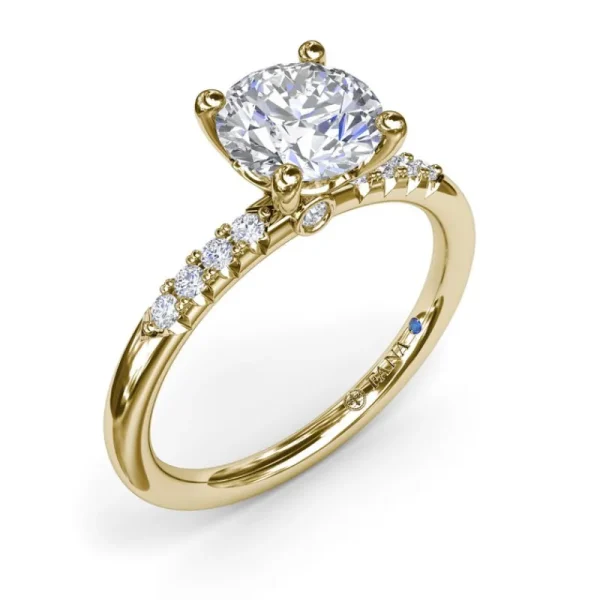 Clearance Fana Quarter Band Diamond Engagement Ring