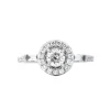 Fashion Kelley Collection Round Halo Diamond Engagement Ring