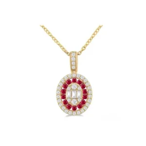 New Kelley Collection Ruby & Diamond Pendant