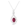 Outlet Kelley Collection Ruby & Diamond Pendant