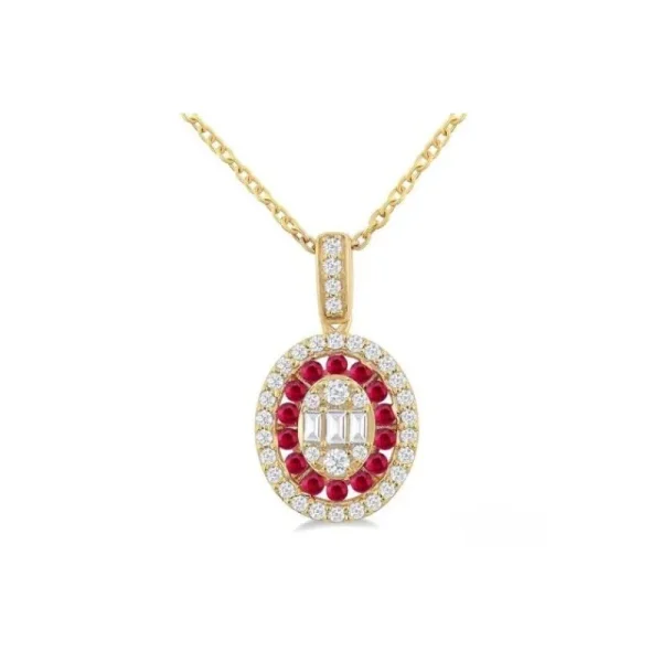 New Kelley Collection Ruby & Diamond Pendant