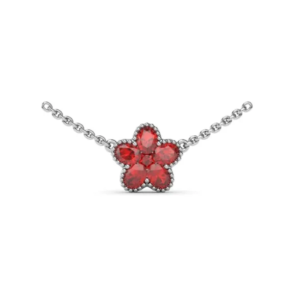 Sale Fana Ruby Magnolia Necklace