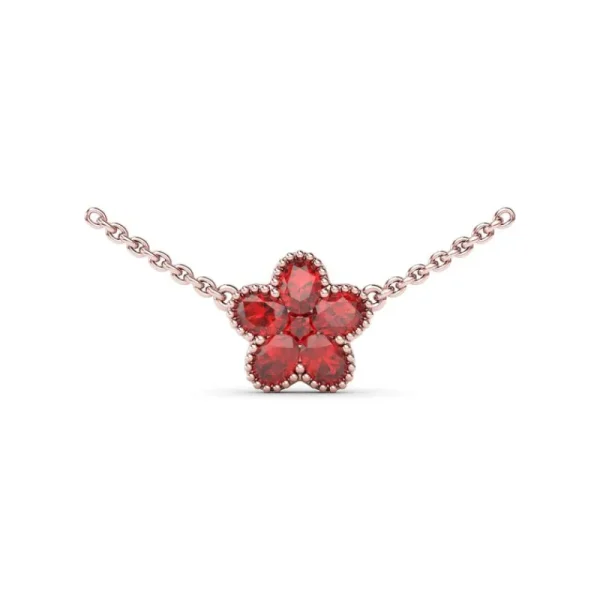 Sale Fana Ruby Magnolia Necklace