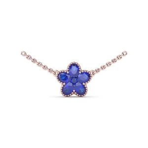 New Fana Sapphire Magnolia Necklace
