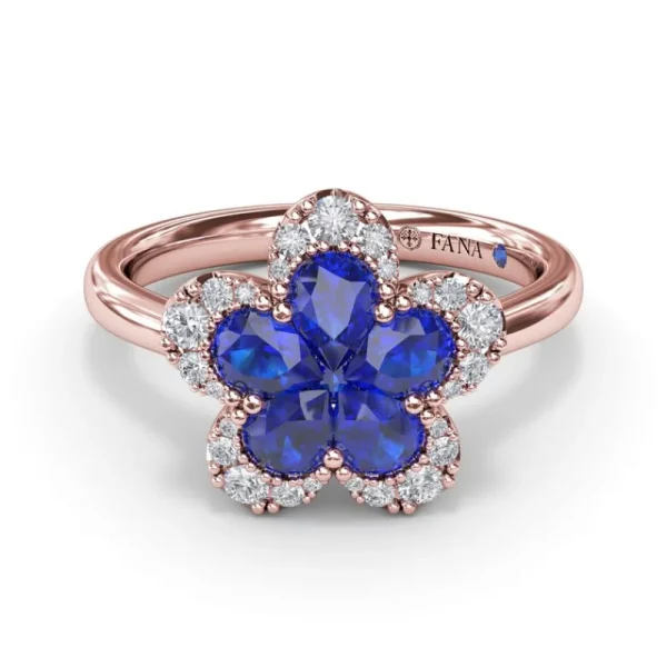 Online Fana Sapphire Magnolia Ring