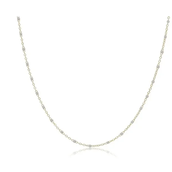 Clearance ENewton Design Simplicity Choker Chain Necklace - Gold & Pearls