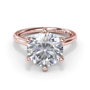 New Fana Six Prong Diamond Engagement Ring