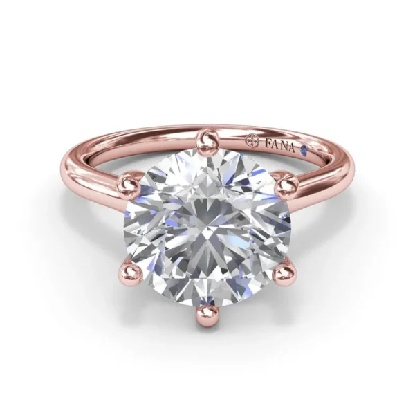New Fana Six Prong Diamond Engagement Ring